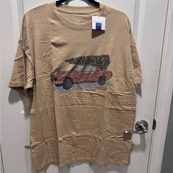 American Eagle holiday T-shirt size M - Picture 1 of 2